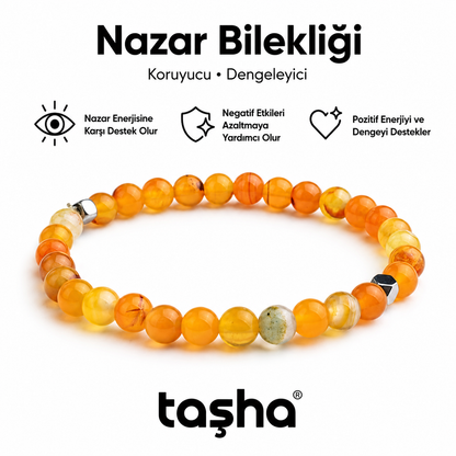 TAŞHA® Nazar Koruyucu Doğal Taş Bileklik
