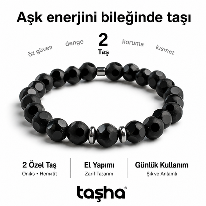 TAŞHA® Aşk & Kısmet Doğal Taş Bileklik